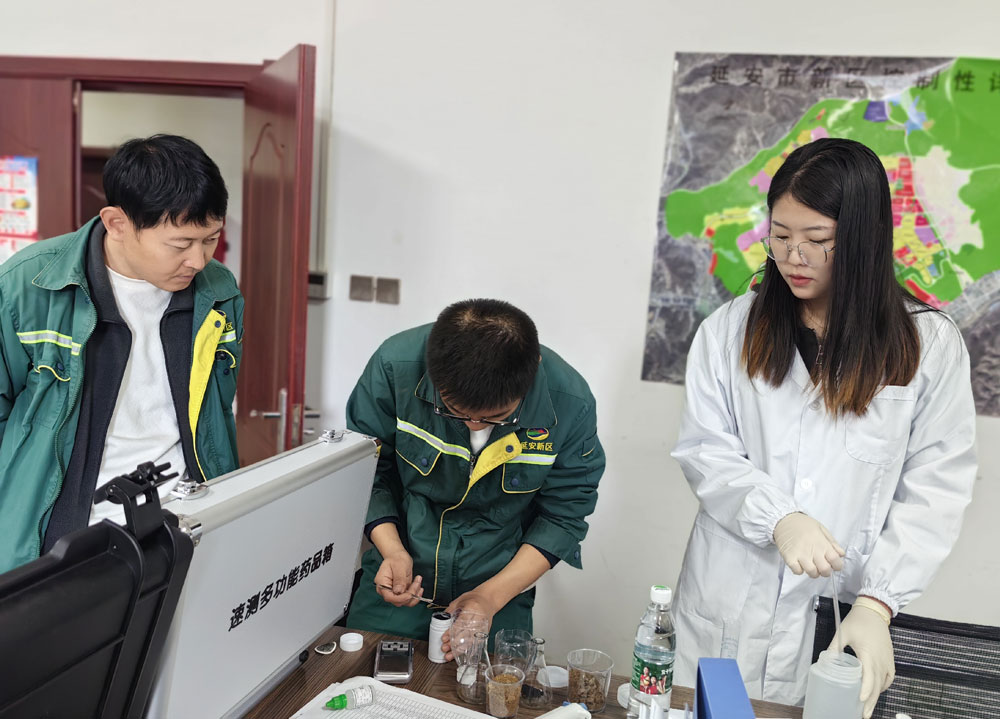 萊恩德GT80土壤養分檢測儀助力延安新區市政建設與生態管理